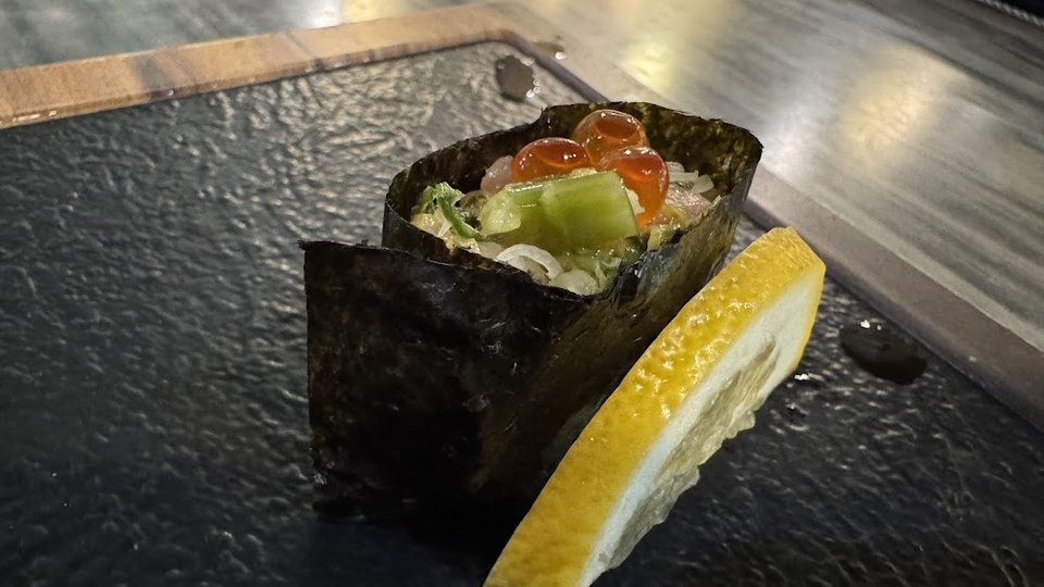 Chilean Sea Bass Hand Roll Special