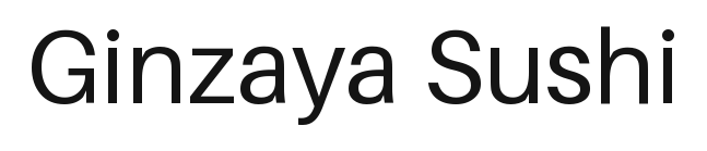 Ginzaya Sushi